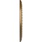 Ekena Millwork Cole Ceiling Medallion (Fits Canopies up to 9 1/8"), 25 3/8"OD x 3 3/8"ID x 1 3/8"P, Pale Gold CM25COPAS - alternate 4